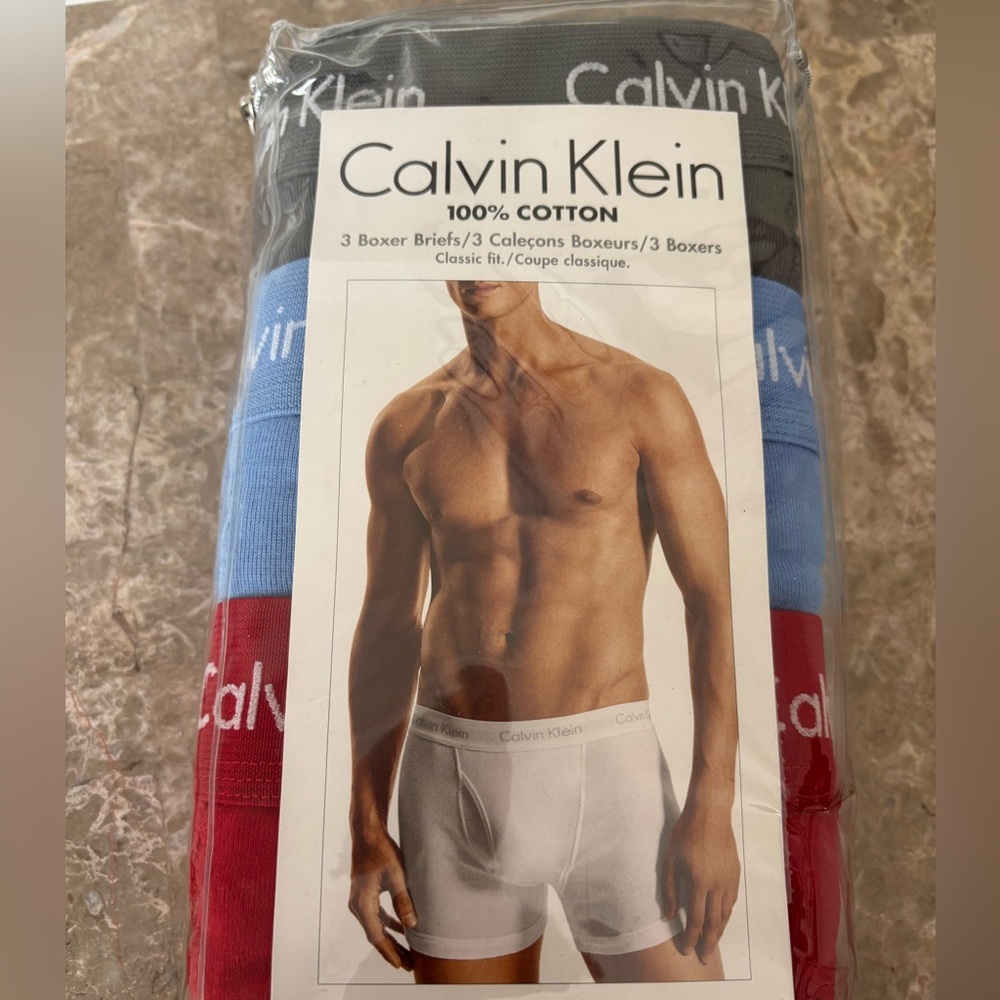 Calvin Klein Cotton Classics 3-Pack Boxer Brief size L